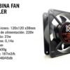 Turbina Cooler Fan Extractor 220v Buje 4 Pulgadas 120x38mm - Imagen 2