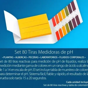 Tiras Medidoras de PH - Economicas x80 Tiras