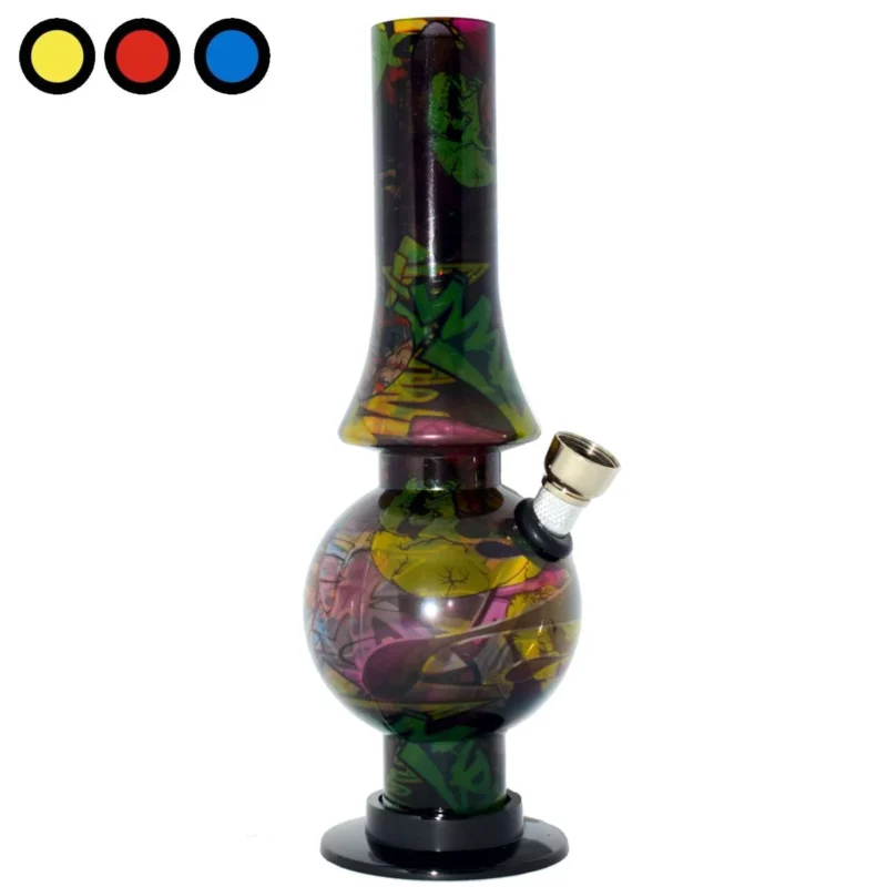 Bong Plastico Dibujos 20cm