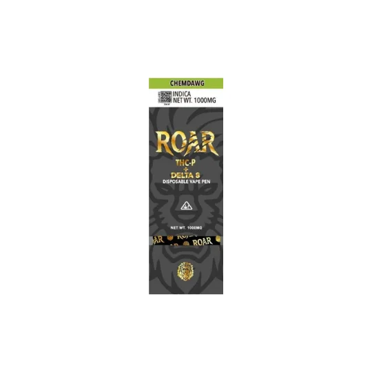 Roar 1000mg THC-P + Delta 8 Disposable Vape – CHEMDAWG INDICA