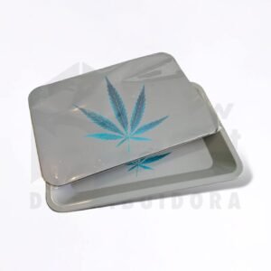 BANDEJA DE METAL CON TAPA 180X125MM
