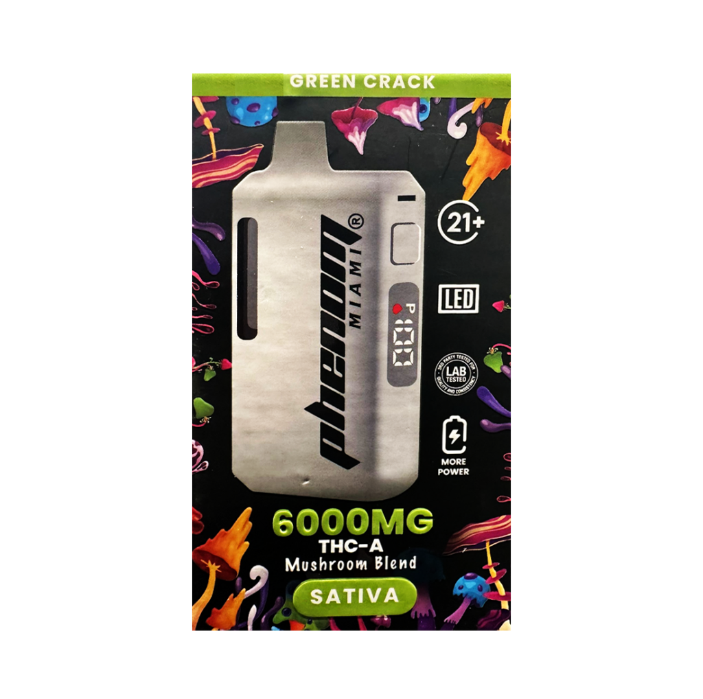 PHENOM Miami - Green Crack Mushroom Blend 6000MG