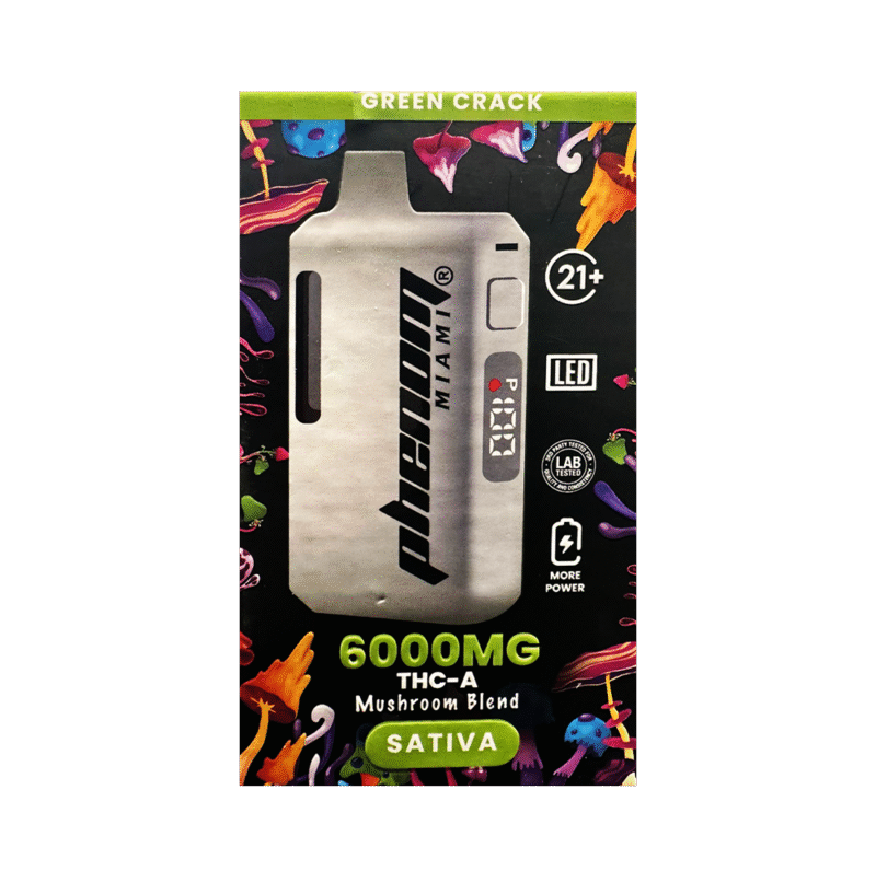 PHENOM Miami - Green Crack Mushroom Blend 6000MG