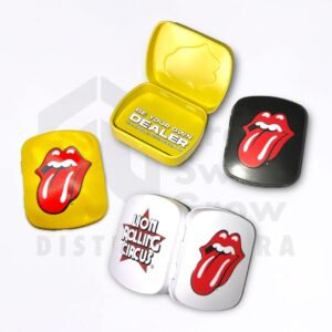Mini TIN CASE Lata Tabaquera LION - ROLLING STONES