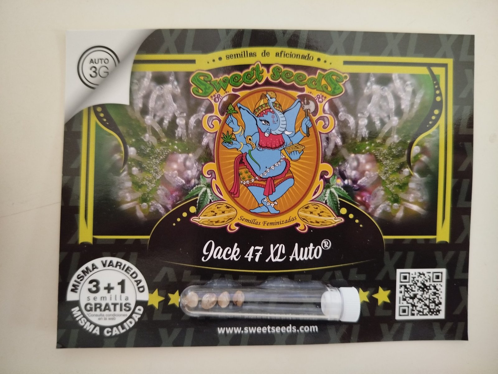 Semillas de COLECCION Sweet Seeds - jack 47 XL auto 3+1
