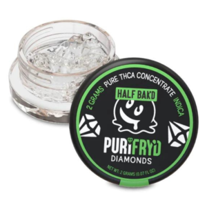 Half Bak’d Purifry’d Diamonds 2G - Krypto Chronic (Indica)