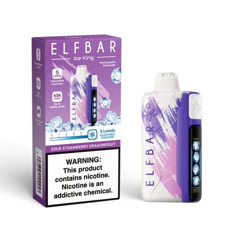 ELF BAR TE 40k Puffs Sour Strawberry Dragonfruit - 5% NICOTINA
