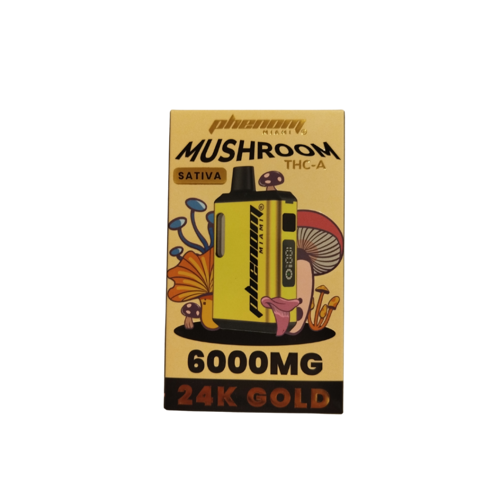 PHENOM Miami – 24K GOLD Mushroom Blend 6000MG