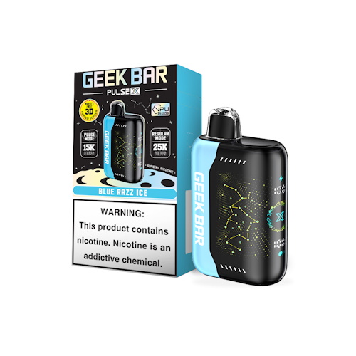 GEEK BAR PULSE X 25000 PUFFS - BLUE RAZZ ICE NICOTINA 5%