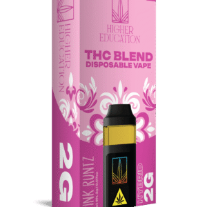 HIGHER EDUCATION THC BLEND DISPOSABLE - PINK RUNTZ HYBRID 2G