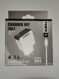 Cargador USB Tipo C Charger Kit 2 in 1 4.1A
