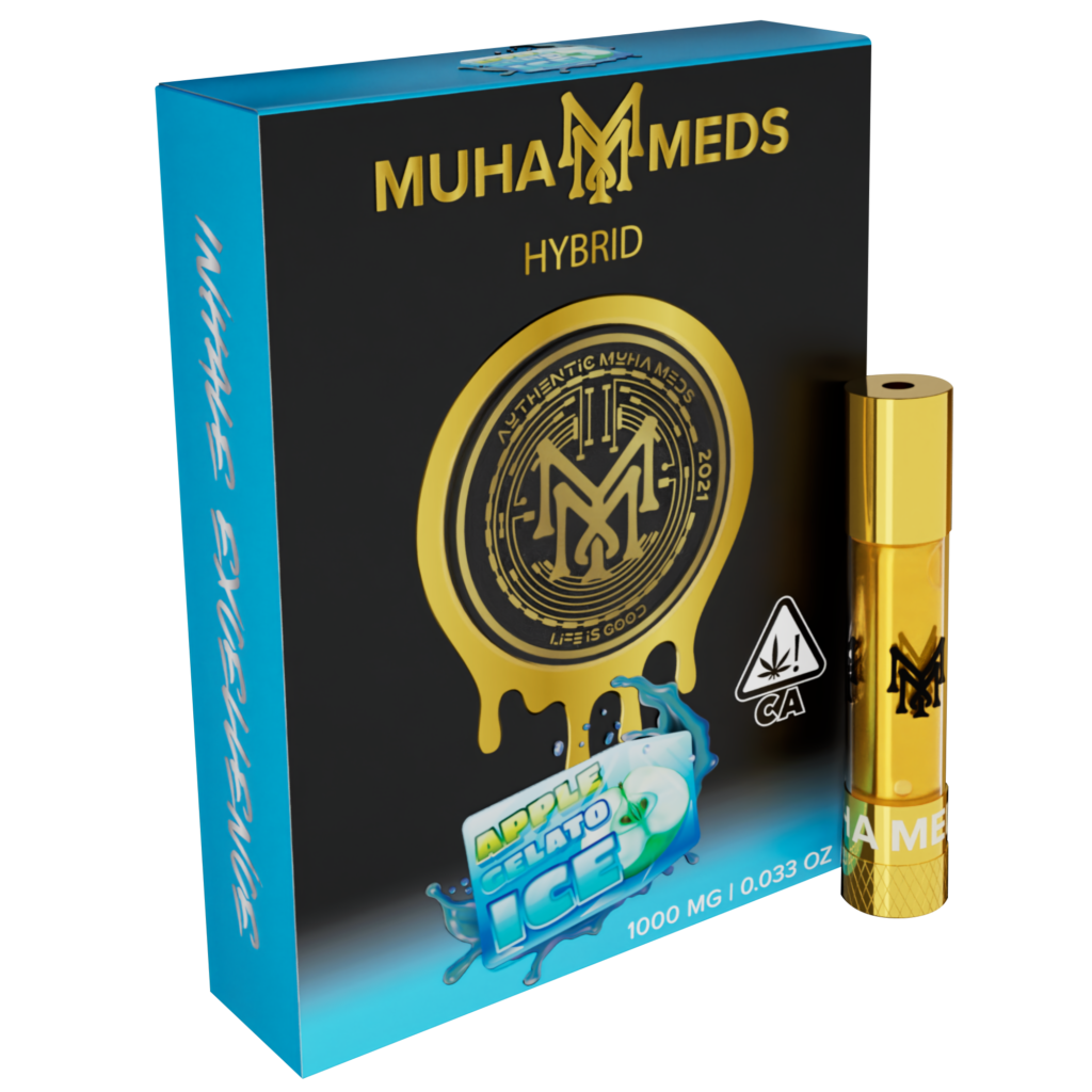 Capsula MuhaMeds Cartridge 510 1ml – APPLE GELATO ICE