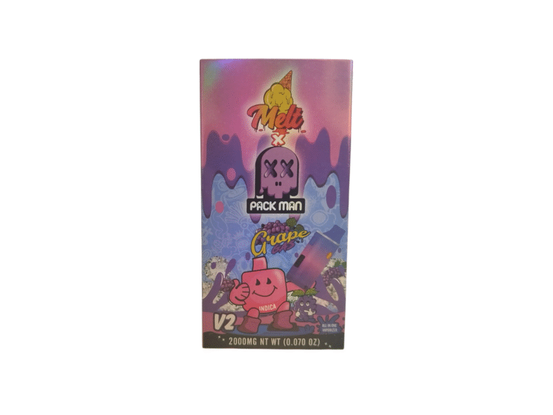 Melt x Packman Liquid Diamonds Live Resin - GRAPE GAS INDICA 2000MG