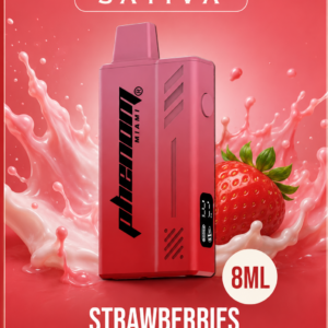 PHENOM Miami – Strawberry N' Cream SATIVA THC-A Blend 8000MG
