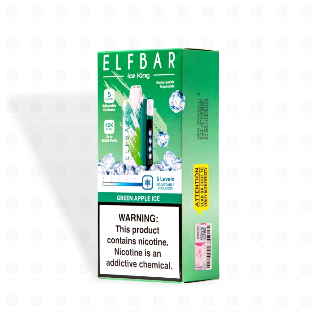 ELF BAR TE 40k Puffs Green Apple Ice - 5% NICOTINA