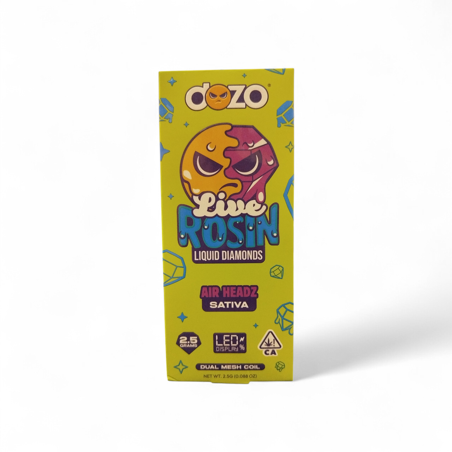 Dozo Live Rosin Liquid Diamond - Air Headz Sativa 2.5g