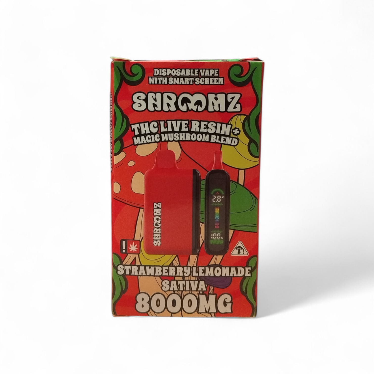 SHROOMZ STRAWBERRY LEMONADE – SATIVA 8000MG