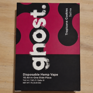Ghost Tropicana Cookies Sativa 7G Disposable Hemp Vape THC-H + THC-P + Delta 10