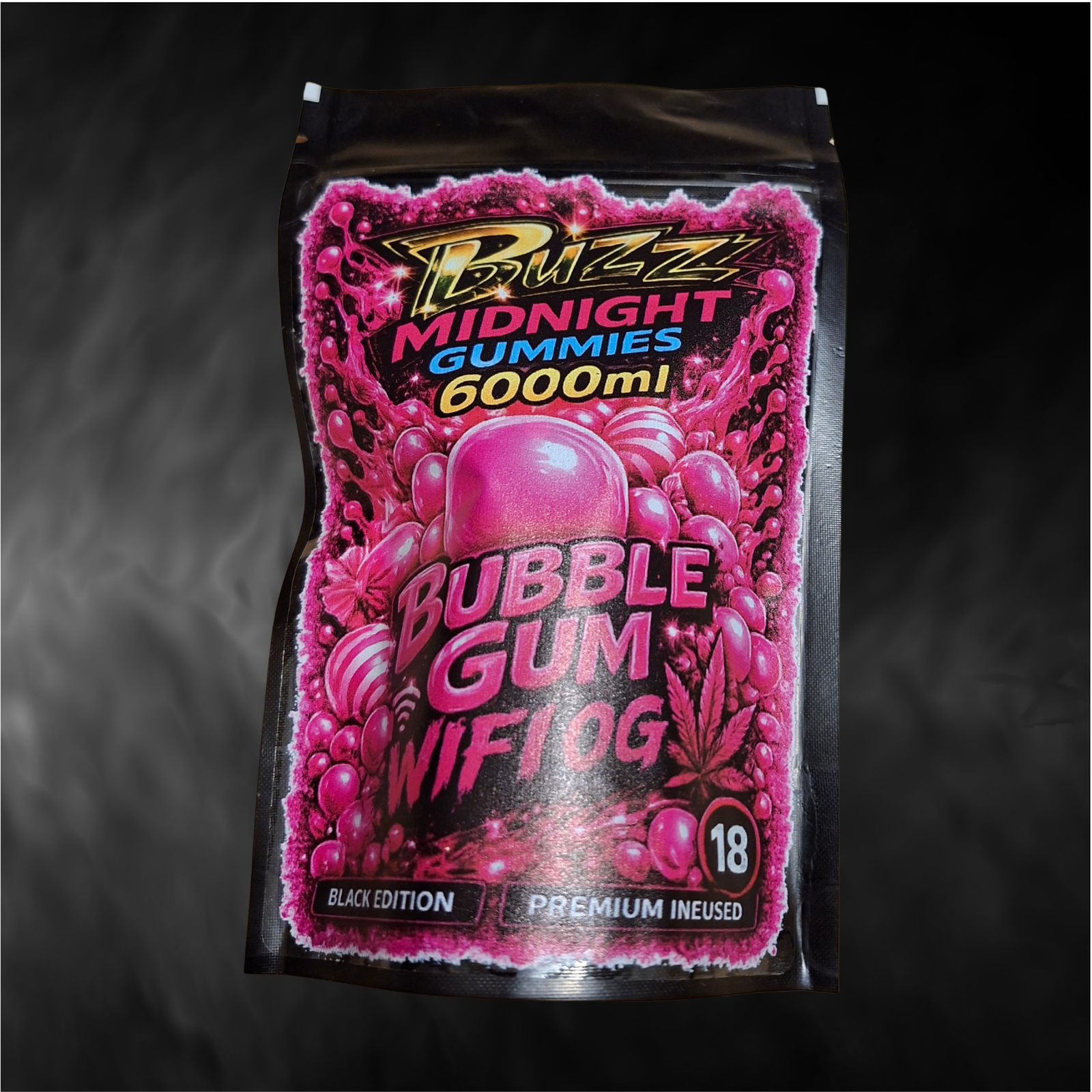 Buzz Midnight Gummies – Bubble Gum Wifi OG