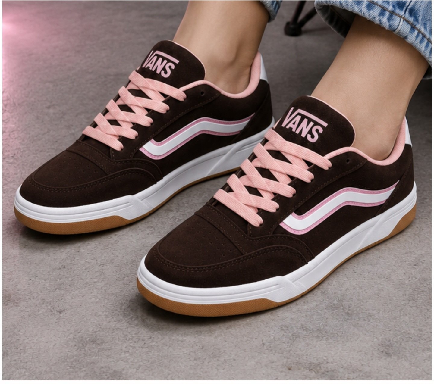Zapatillas Tipo Vans Hylane Rosa