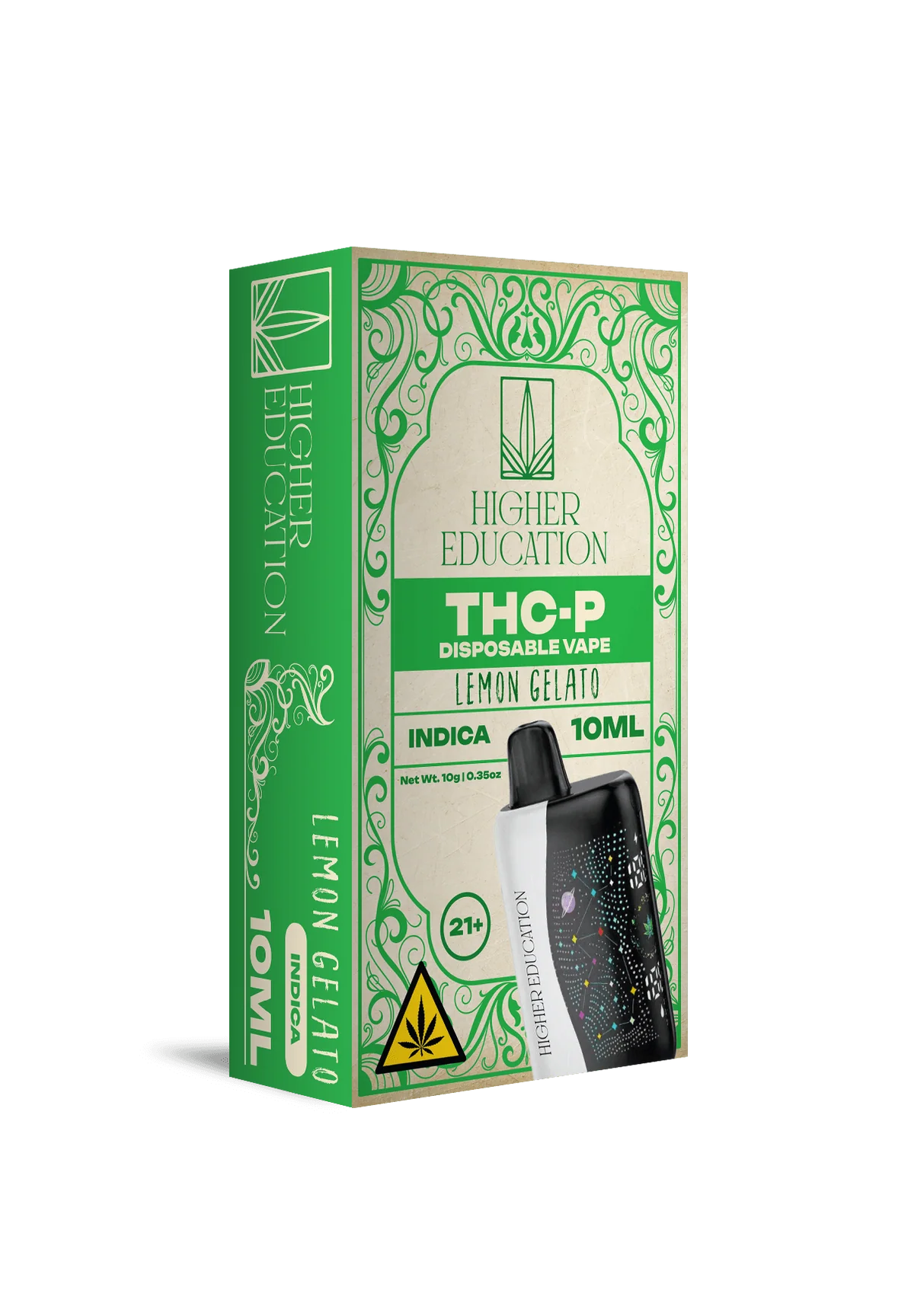 Higher Education 10g THCP Disposable Lemon Gelato (Indica)
