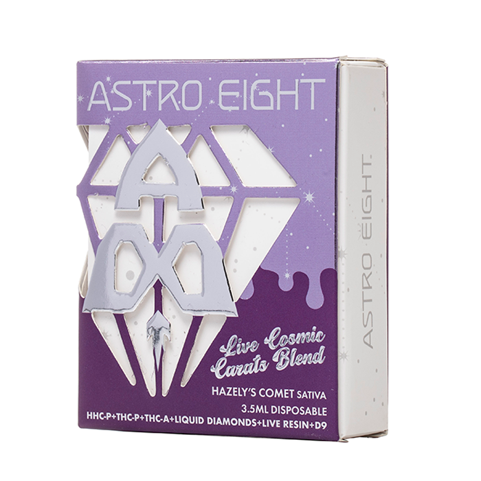 Astro Eight Live Cosmic Carats Blend Disposable 3.5G - Hazely's Comet SATIVA